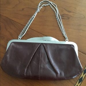 HOBO International Clutch Purse, three chain handle
